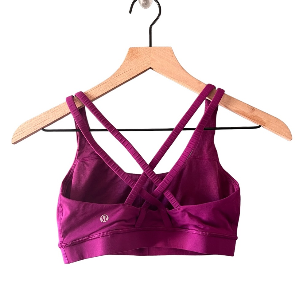 lululemon athletica Purple Cross-Back Sports Bra